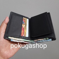 (guaranteed cheap) men's leather wallet / fossil wallet / folding book wallet / arrowroot