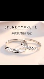 開口情侶戒指💍對戒｜任意調節大小｜Rings