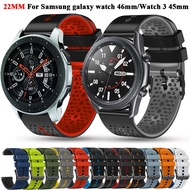 22mm Silicone Bracelet For Samsung Galaxy Watch 3 45mm 46mm Straps Gear S3 Frontier/Classic Watchbands Huawei GT 2/3 46mm Correa