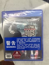 PS4 sleeping dogs 中文版 ，內含24DLC