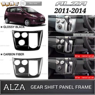 AMAZING PERODUA ALZA OLD 2011-2014 CAR GEAR SHIFT PANEL FRAME COVER GARNISH CONSOLE BOX AIRCOND SWIT