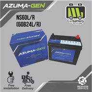 [Installation Provided] AZUMA-GEN NS60 NS60L NS60R 60B24L 60B24R Car Battery Bateri Kereta Toyota Vi