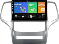 SXAUTO Android 13 - [Built-in DAB] IPS Car Radio for Jeep Grand Cherokee WK2 (2008-2013) - Built-in 