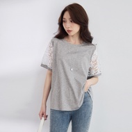OB Strictly Selected Cool Feeling.Ice Silk Sunscreen Lace Short-Sleeved Top < AB21361 >