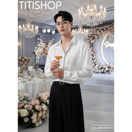 (Quick Order) Men's Event Shirts, Beaded Shirts. Men's Loose Shirt, Men's Party Shirt EVENT SMBD06