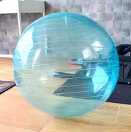 🤩透明淺藍瑜珈球(連泵)55cm Transparent Body Ball (with pump) Light Blue #瑜伽波#健身#瑜珈球#瑜珈波 #按摩球 #普拉提 #大龍球 #瑜伽球 #p