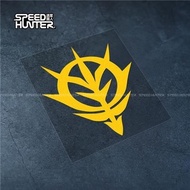 Car Sticker Mobile Suit Gundam Zeon Gundam Zeon Domestic logo Locomotive Waterproof Reflective Decal