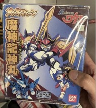 超魔神 絕版 Bandai 魔神英雄傳 魔神龍神丸 電鍍模型 藍色版本 龘