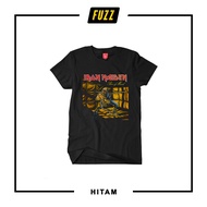 FUZZ - Kaos Band Iron Maiden Baju Distro Musik Metal Luar Negeri Tshirt Murah Keren Pria Dan Wanita 