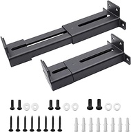 KJDiSRPin Soundbar Mount Universal Wall Brackets Depth Adjustabl 4.6-7.28" for Samsung LG JBL Sony Vizio Yamaha TCL Klipsch Monoprice Bose Polk Audio Panasonic Sonos &amp; More Sound bar