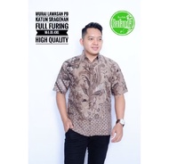 lawasan kemeja batik pria lengan pendek full furing batik hitam batik keren batik modern batik viral