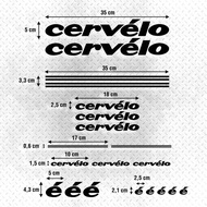 Cervelo Bicycle Sticker Pack - Bicycle Decal Sticker Waterproof Material