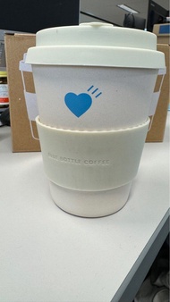 全新日本Human Made Blue Bottle Eco Cup 咖啡杯 （藍樽，藍心圖案）