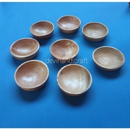 / wooden plate mahogany wood chili sauce plate diameter 7cm