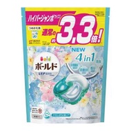 ARIEL - P&amp;G Bold 4合1 4D炭酸機能抗菌洗衣膠囊洗衣球 39粒袋裝 (清淨花香款) [原裝行貨] (淺藍)