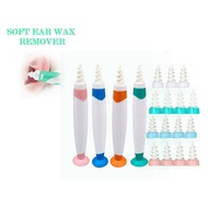 Rotary Ear Scoop Ear Cleaner to Keep Ears Clean 16 Replacement Heads Silicone Spiral Ear Cleaner Ear Wax Removal Tool