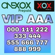 VIP NUMBER XOX Sim Card Prepaid 5G [ Self Activate ] + FREE 1GB + FREE 20min + FREE RM2 + FREE GIFT