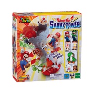 Epoch Games Super Mario Blow Up! Shaky Tower Balancing Game - Tabletop Skill and Action Game with Co