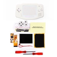 {UU61} IPS V2 Backlight Screen mod For Game Boy Advance w/Pre-cut GBA Pure Black Shell