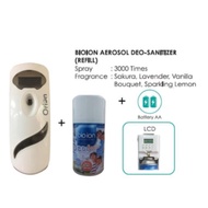 [Ready Stock] AEROSOL AIR SANITIZER/FRESHENER DISPENSER SET - LCD (BIOION AEROSOL DEO-SANITIZER REFI