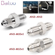 Bartoo-AN3 Male 3/8x24 UNF to M10x1/M12x1.5/AN3 Stainless Steel Male Brake Fittings Adapter Brake Co