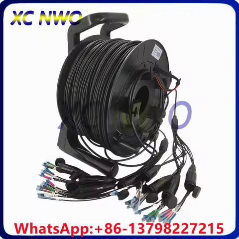 16Cores 200M G675A1,7.0mm TPU Black Jacket,LC/UPC(White LC Boot) in A Side-LC/UPC(White LC Boot) in 