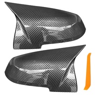 For BMW i3 i3S series 2014-2018 Mirror Cover Carbon Fiber Rearview Side Wing Mirror Cap Look Replace