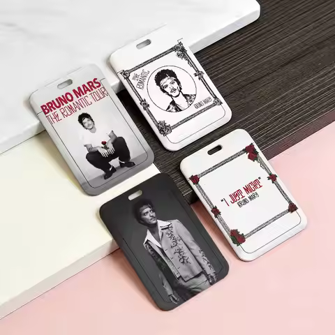 I Just Might B-Bruno Singer Mars K Lanyard Work ID Bag Bus Student Photo Card Holder Badge Employee 