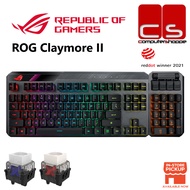 Asus ROG Claymore II Modular TKL 80%/100% Wireless RX Optical Mechanical Gaming Keyboard