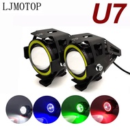 Brand newFor BMW F700GS F800 R1200 GS Adventure F800R U7 LED Light Motorcycle Angel Eyes Headlight S