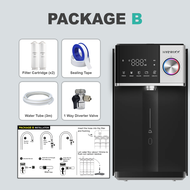 HYDRIXX Neocare Countertop LED Tankless Water Purifier - Double Stages Ultrafiltration Filter Self-S