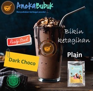 Bubuk Minuman PLAIN Dark Choco 1kg - Bubuk Rasa Dark Coklat 1kg - Bubuk Choco Dark