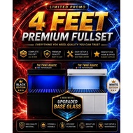 [ PROMO ] 4 Feet Aquapro Kintons Aquarium Fullset Set – Waterproof | Basic / Premium Full Set | Arow
