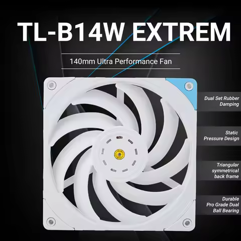 Thermalright 140mm Case Fan TL-B14/14W/B14W EXTREM CPU Cooling Fan 140mm High Performance Fan Staic 