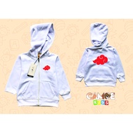Naruto Akatsuki Anime Kids Zipper Hoodie