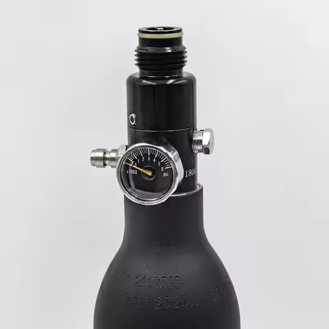 HPA Compressed Air Co2 Cylinder Bottle Tank Regulator Valve 4500psi Input 800psi to 3000psi Output