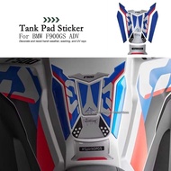 For BMW F900GS F 900 GS Adventure 2024 Motorcycle 3D Epoxy Resin Sticker Waterproof Scratchproof Tan