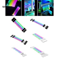 [SONONIA] Extension RGB Cable Extension Cable Sleeved Cables PSU Connector Adapter Supply Cable Exte