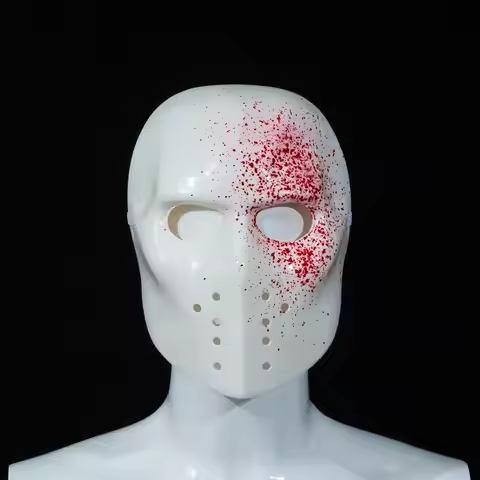 Costume Props Hockey Mask Party Mask Props Cosplay Headwear Cosplay Mask Masquerade Festival Plastic