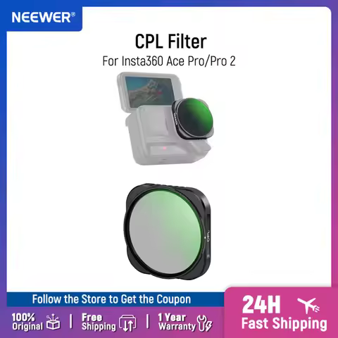 NEEWER CPL Filter Compatible with Insta360 Ace Pro Insta 360 Ace Pro 2 Snap On Multicoated HD Optica