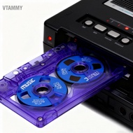 Vtammy Blank Cassette Tape 50 Minutes Recording Time Double Sided Metal Reel to for Sound Recorder