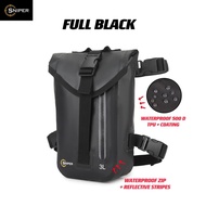 LAZ043) [2023 NEW 4in1STYLE] 3L SNIPER WATERPROOF SLING BAG LEG BAG WAIST BAG CHEST BAG DRY BAG Moto
