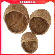 [FlameerMY] Straw Woven Bird Nest For Parrot Parakeet Budgie Cockatiel Cage Breeding