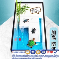 Get Q Turtle Jar Provided with Balcony Household Ecological Turtle Box Feeding Box Landscape Villa T