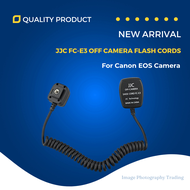 JJC FC-E3 Off-Camera Flash Hot Shoe Cord For Canon EOS Camera (1.3M)