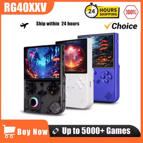 ANBERNIC RG 40XXV 64 Bit Linux Handheld Retro Game Console 4.0'' IPS Screen Supports 5G WiFi Bluetoo