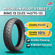 Ban Motor Ring 13 - 140/70 Michelin Pilot Street 2 (Ban Motor Belakang NMAX PCX 160 ADV 150 ADV 160)