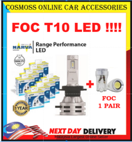 (Percuma 1Set T10 Led) 100% Asal Narva Jerman Kereta Super Bright Led Lampu 12V-24V 6500 ° K Pelbaga