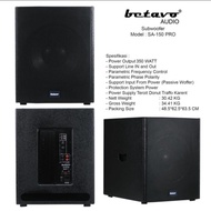 SUBWOOFER AKTIF 15 INCH BETAVO SA 150 PRO ORIGINAL