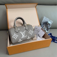 「M.Y精品」LV M82890 nano speedy 大象灰